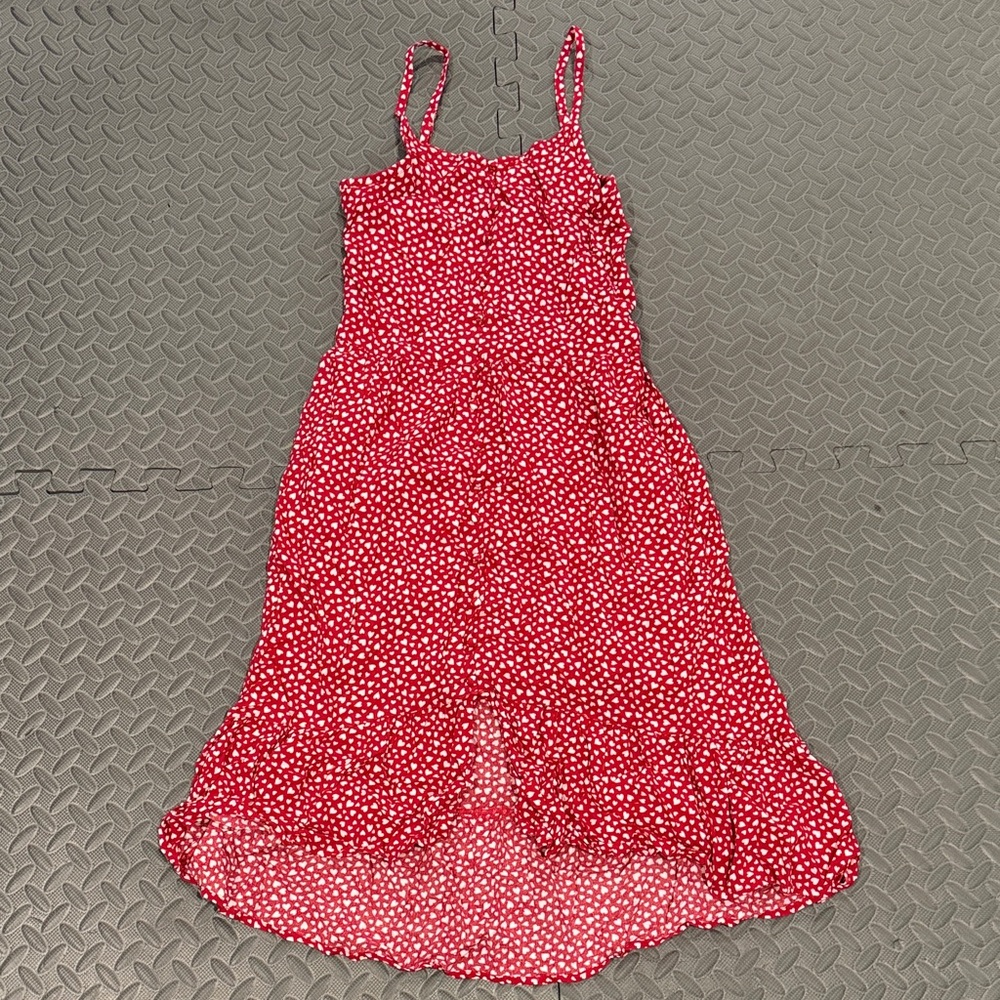 Abercrombie Kids Red and White hearts Dress